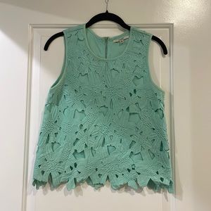 Teal 3D cut top